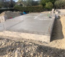 Plancher maison coulée