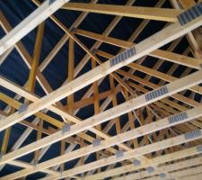 Vue intérieure avec sous toiture