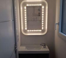 Raccordement du miroir &eacute;clair&eacute;