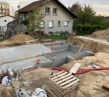 Dalle garage et buanderie