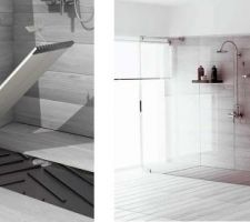 Plateau de douche "invisible Level" de REVESTECH