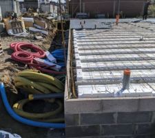 Montage poutrelles et hourdis avec le module Equatio 3VS + passage des gaines + ferraillage