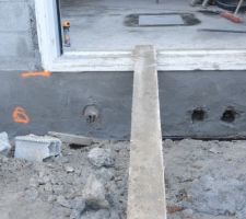 Photo avec enduit avant enduit bitumineux (noire)