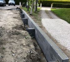 Soutènement & fondation futur garage