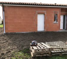 Remise en place des terres.