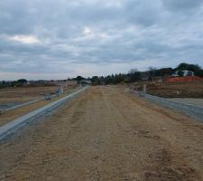 Les travaux du lotissement ont bien avanc&eacute;s. Les ouvriers continuent &agrave; bosser malgr&eacute; le confinement. Merci &agrave; eux.