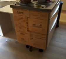 Début modification caissons