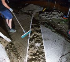 Juin 2020 : Tranchée évacuations PVC 
Photos tirées de l'épisode 21 de - La rénovation de Koggy - https://bit.ly/KoggyEP21