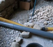 Juin 2020 : Tranchée évacuations PVC 
Photos tirées de l'épisode 21 de - La rénovation de Koggy - https://bit.ly/KoggyEP21