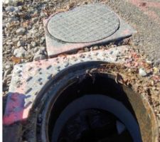 EU et AEP a la limite du terrain fait au début du projet en 2019