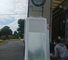 R&eacute;ception des portes de placard