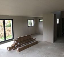 Cloisons et joints achevés