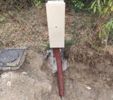 Passage de enedis pour le coffret électrique