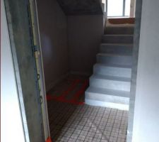 Préparation pour le chauffage au sol et la chape.