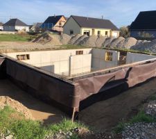 Remblais et préparation pour la pose de dalle