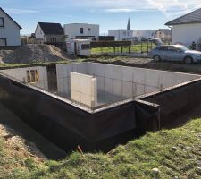 Remblais et pr&eacute;paration pour la pose de dalle