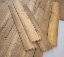 Parquet choisi pour les 4 chambres et le dressing