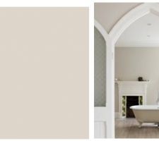 Peinture de la marque FARROW & BALL - teinte n°241 skimming stone - Un gris clair chaud