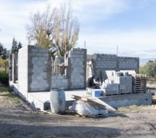 Élévation des murs - RDC & garages