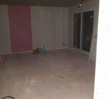 Cloison fini salon