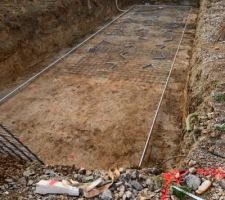 Début du terrassement de la piscine