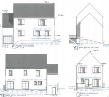 Plan global de coupe de la maison