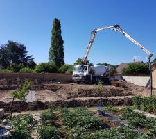 Coulage des fondations