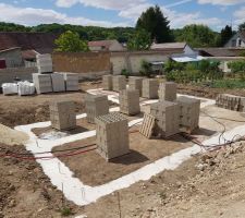 Montage du vide sanitaire