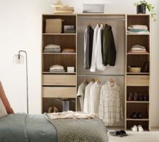 Le dressing Miami qui sera en chêne gris
