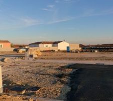 D&eacute;but du goudronnage....