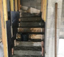 Coulage escalier + rupteur pont thermique