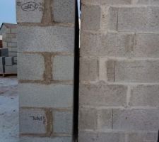 Poursuite du montage avec l'espacement vide respecté.