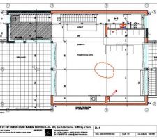 Plan architecte pour le R1 : pièces de vie + grande terrasse 50M2 face marne