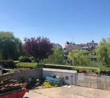 Vue depuis la maison (nous en sommes tombé amoureux)