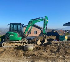 Remblai de finitions
Terrassement phase finale