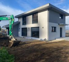 Remblai de finitions in progress