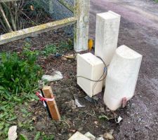 Arrivée eau + compteur de chantier
