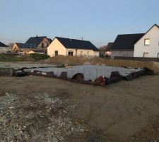 Remblais des faces Sud et Ouest Terminé !