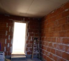 Isolation plafond du garage avec trappe de visite