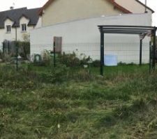 Oups, la cloture de nos 2 voisins ...