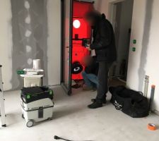 Test d'infiltrométrie au BDT