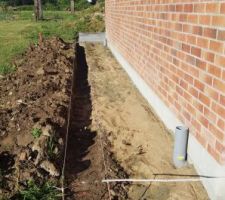 Livraison du béton à bordure. 1 m3 pour 18 ml de bordures