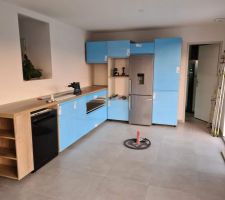 Livraison cuisine et d&eacute;but de pose