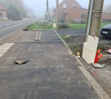 Tentative de raccordement &agrave; la fibre.. Non concluant...