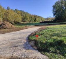 Chemin d'accès + terrassement