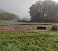 Début du terrassement