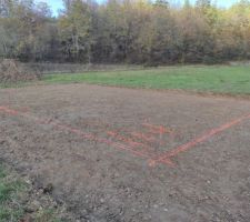 Signature du procès verbal d'implantation afin de commencer les travaux.