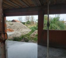 Elevation des murs du rez de chauss&eacute; par M&egrave;tre Carr&eacute; Bordeaux