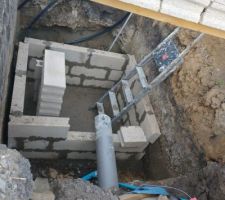 La fosse en construction