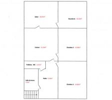 Plan des combles